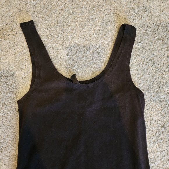 Like New H and M Black Bodycon Dress Size 6 - Picture 3 of 8